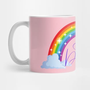 Dance Rainbow with sparkles Pink Dancer Gift Mug